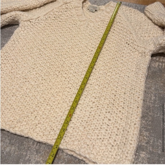 NWT J. Crew 100% Wool Handknit Fisherman Sweater - Picture 12 of 13